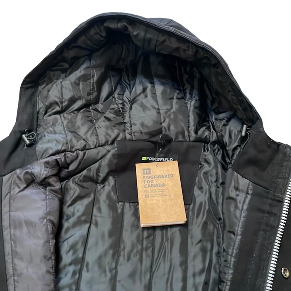 Forcefield Men’s Insulated Canvas Utility Parka Jacket - Picture 5 of 9